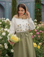 شومیز دامن شمعدونی - Image 4