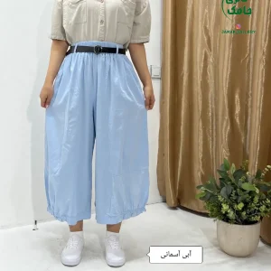 شلوار لینن خمره ای